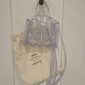 Telfar Transparent Purple Crossbody Bag